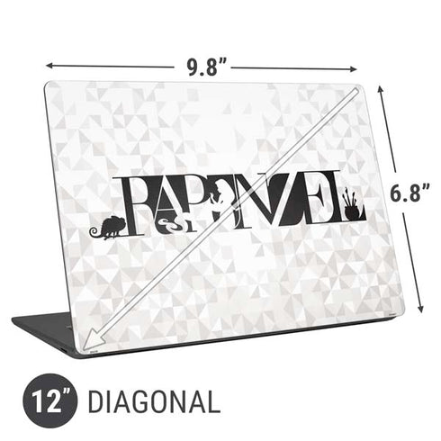 Disney Princess Rapunzel Chromatic Universal Laptop 12in (9.8 x 6.8in) Skin